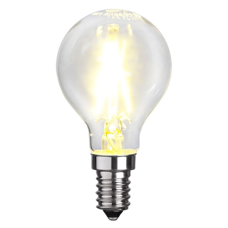 Klotlampa LED Filament 1,5W 150lm E14 2700K Klotlampa LED Filament 1,5W 150lm E14 2700K
