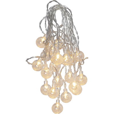 Solcellsljusslinga Globini Transparent