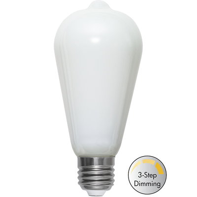 Antiklampa Filament Opal LED 600lm E27 2700K 3-step dimming