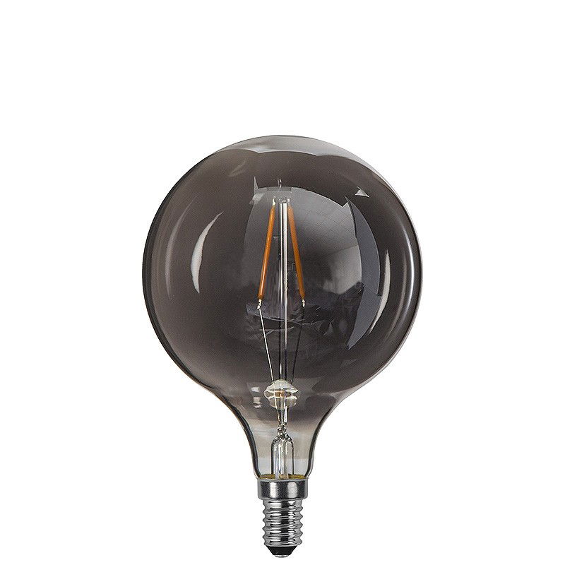 Dimbar Globlampa Ø95 Soft Glow Smoke LED 1,4W 55lm E14 Dimbar Globlampa Ø95 Soft Glow Smoke LED 1,4W 55lm E14
