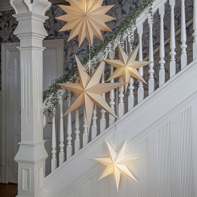 Julstjärna Plain Vit 45cm