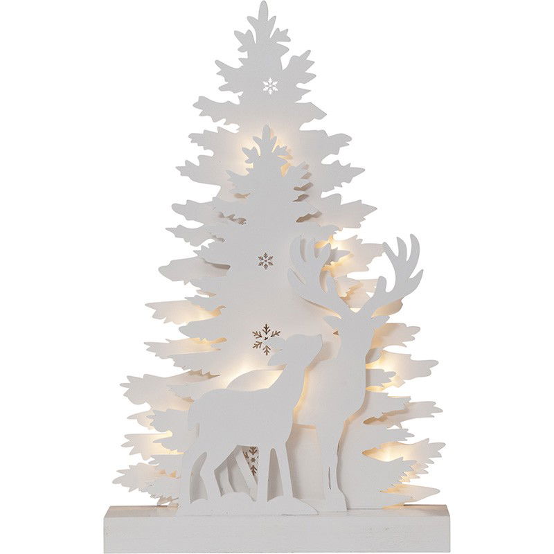 Juldekoration Fauna Gran Vit