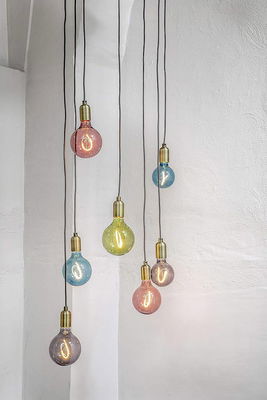 Globlampa Ø95 Nora Grön LED 130lm E27 2200K Dim