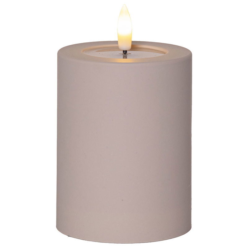 Blockljus Flamme Soft Beige 12.5cm Blockljus Flamme Soft Beige 12.5cm