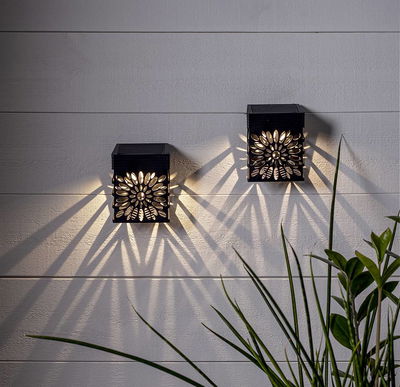 Solcells Vägglykta Izola 2-pack