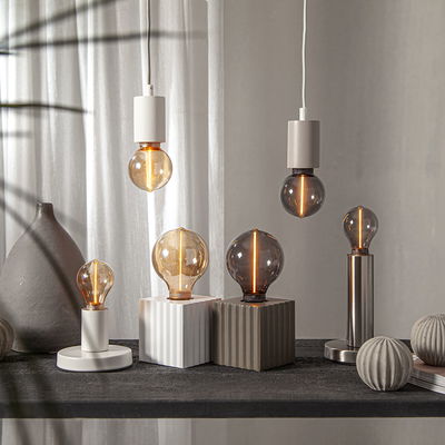 LED-lampa E27 G95 Decoled One 3-stegs dimming rökfärgad