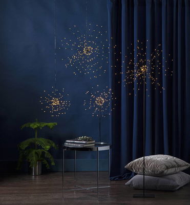 Hängande dekoration Firework Svart 26cm