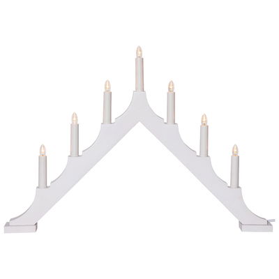 Ljusstake Alma Vit 40cm