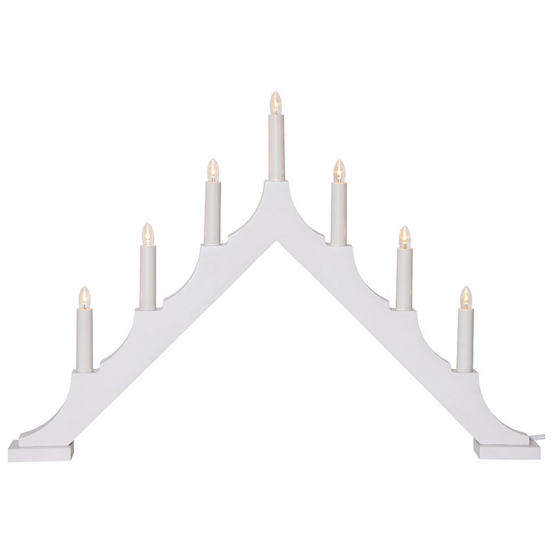 Ljusstake Alma Vit 40cm