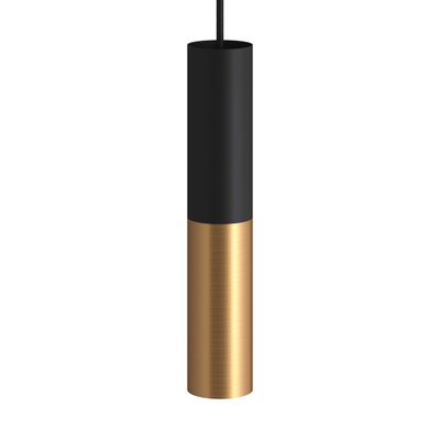 Lamphållare Tub Dubbel 60mm E14 Svart/Brons