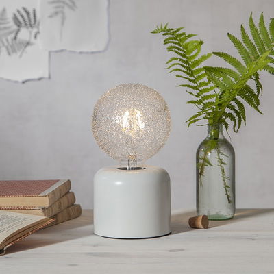 Lampfot E27 Glans Borstad | Star Trading | Lampgrossen