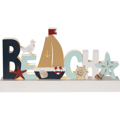 Seaside Bordsdekoration Beach