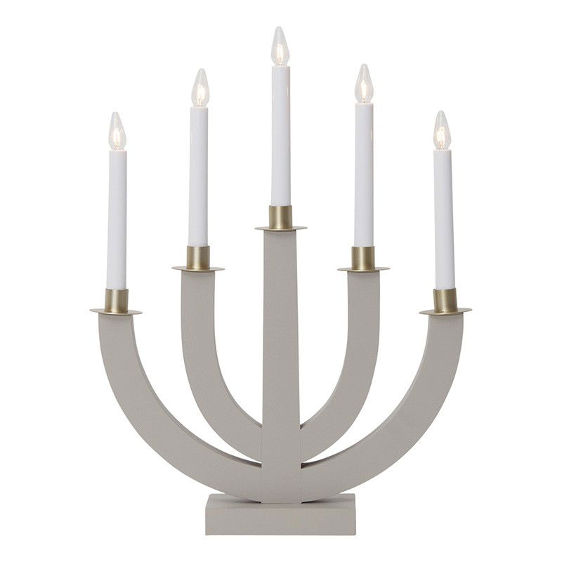 Ljusstake Eli Beige