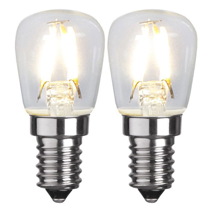 2-pack Päronlampa LED Filament 1,3W 110lm E14 2700K 2-pack Päronlampa LED Filament 1,3W 110lm E14 2700K
