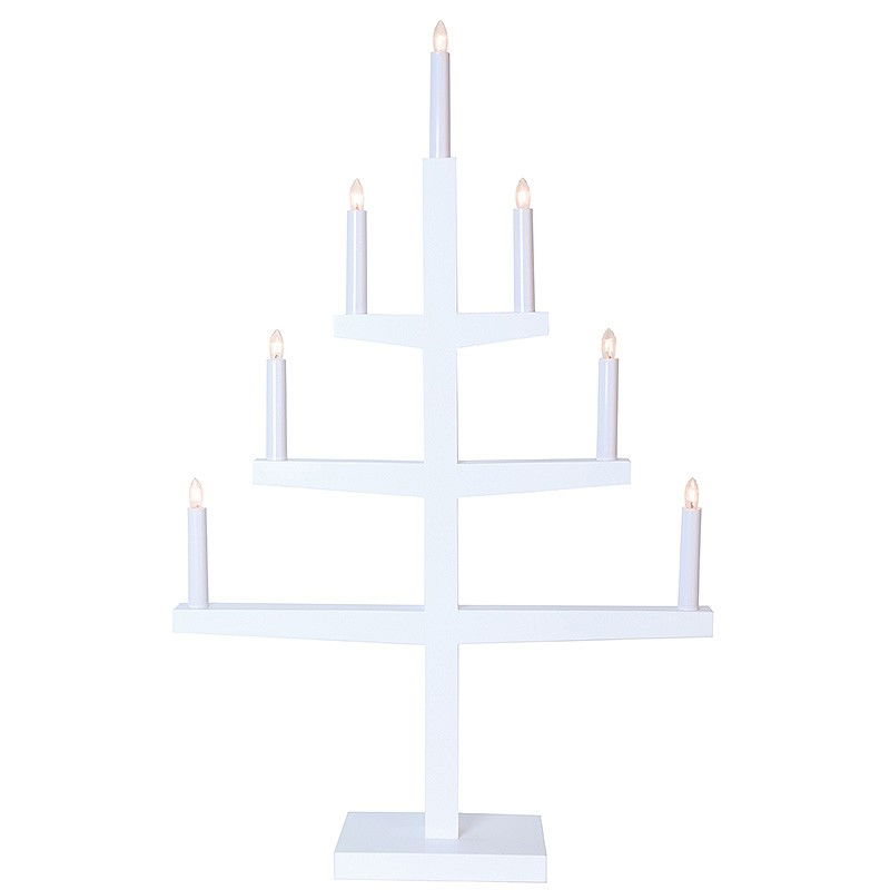 Ljusstake Tripp 7-ljus Vit