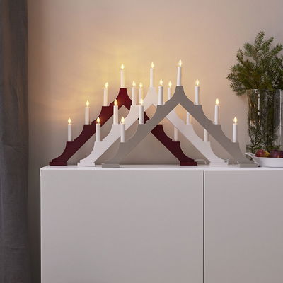 Ljusstake Alma Beige 40cm