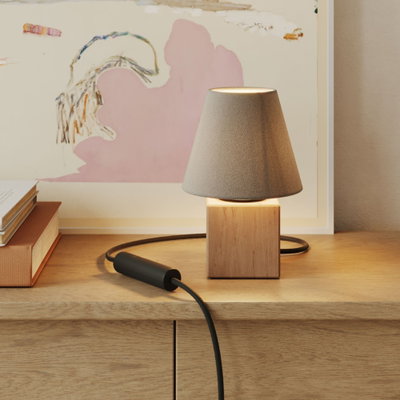 Sladdimmer Tryck Rund Svart LED 4-100W