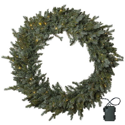 Krans Greyland 100cm med 80-LED lampor Krans Greyland 100cm med 80-LED lampor