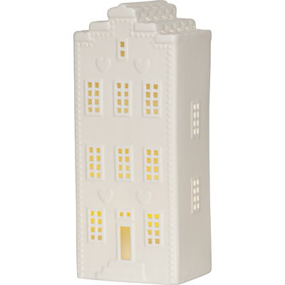 Inomhusdekoration Vinter Hus 21cm Porslin