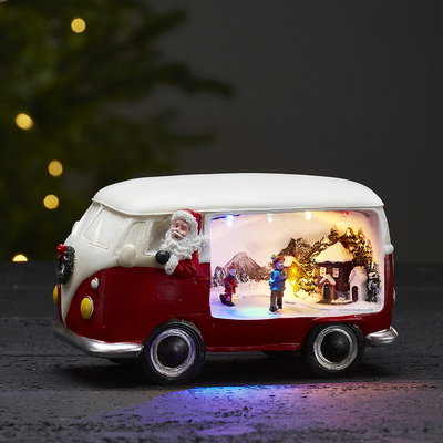 Juldekoration Panorama Merryville VW-buss