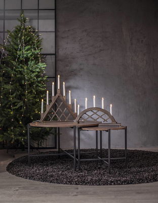 Ljusstake Rute Båge Brun