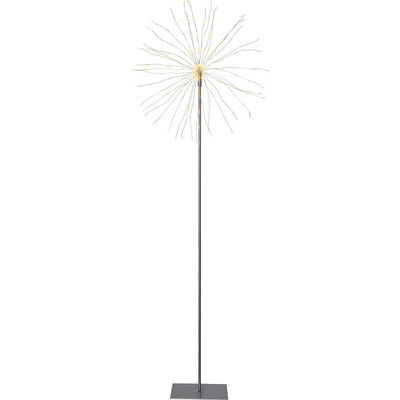 Dekoration på fot Firework Silver 130cm