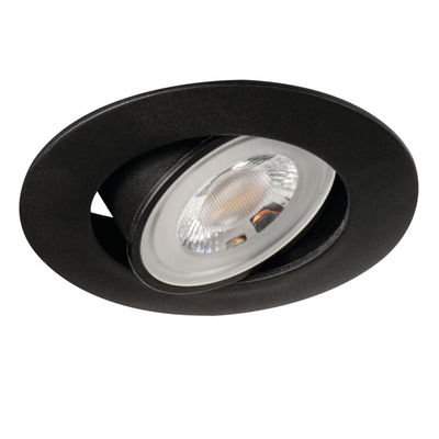 Downlight LED FIZU Vinklingsbar 4,8W 3000K Svart