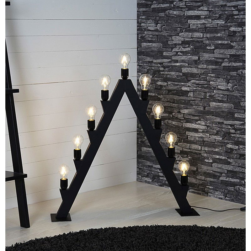 Ljusstake Max E27 Svart 83cm Utan lampor Ljusstake Max E27 Svart 83cm Utan lampor