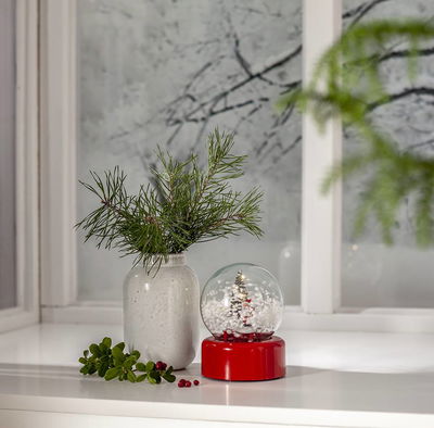 Juldekoration Play Snöglob Röd