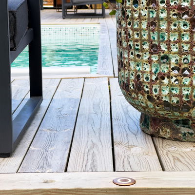 Decklights Lynx Brons  2W 18lm 3000K LightsOn Garden Plug & Play