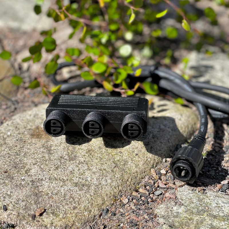 Grenkoppling 3 uttag från LightsOn Garden Plug & Play Grenkoppling 3 uttag från LightsOn Garden Plug & Play