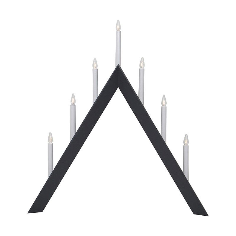 Ljusstake Arrow Mörkgrå 64cm Ljusstake Arrow Mörkgrå 64cm