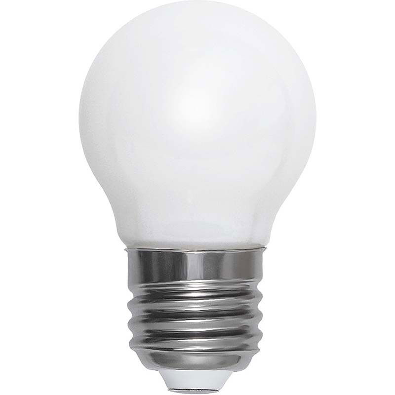 Klotlampa LED Filament Opalvit 2,0W 150lm E27 2700K Klotlampa LED Filament Opalvit 2,0W 150lm E27 2700K