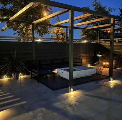 Decklights Aries Svart 0.5W 10lm 4-pack från LightsOn Garden Plug & Play