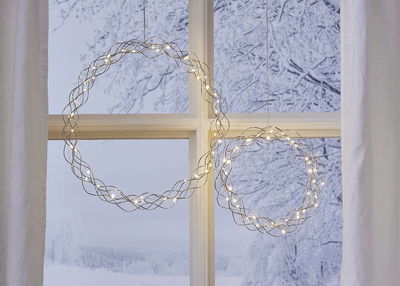 Krans Curly Krom 45cm