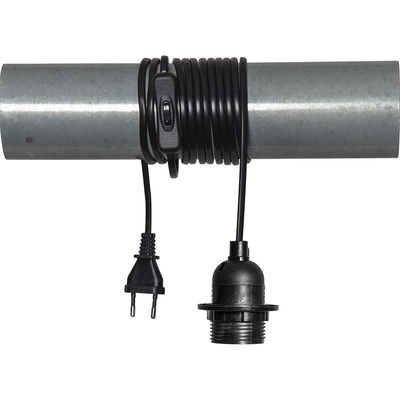 Sladdställ E27 Basic Svart