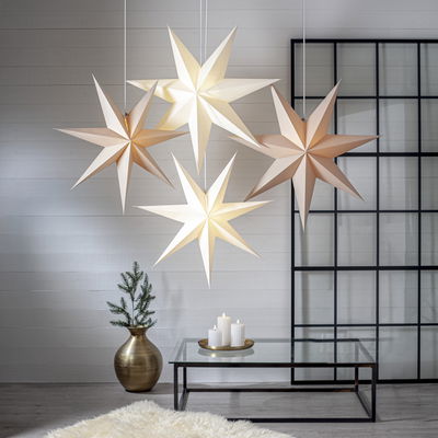 Julstjärna Plain Vit 90cm