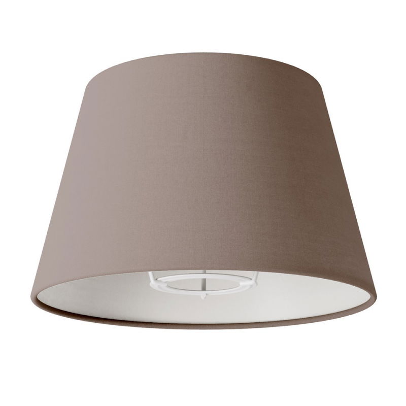 Lampskärm S 20cm Askgrå för bord & vägglampa