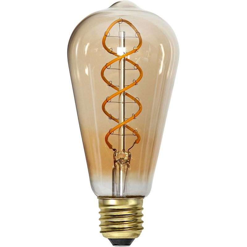 Antiklampa LED Spiral Amber 160lm E27 2100K Dim 354-43-3_FL_001