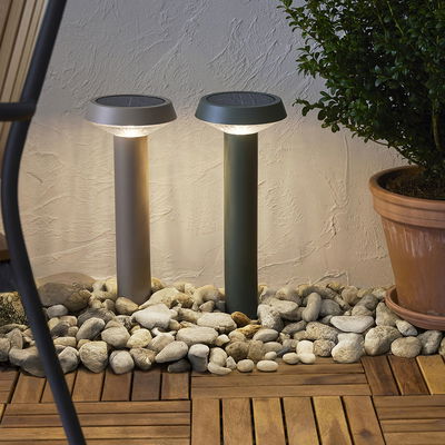 Solcellspollare Casa Beige 45cm