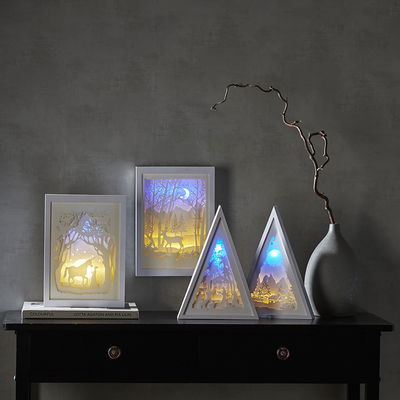 Dekoration Scenery Vinterlandskap