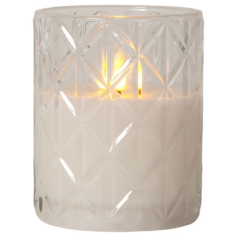 Blockljus Flamme Romb 10cm Blockljus Flamme Romb 10cm