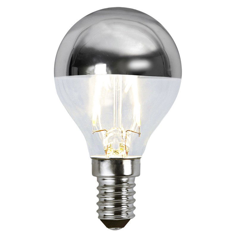 Dimbar Toppförspeglad Klot Silver LED 3,5W 250lm E14 Dimbar Toppförspeglad Klot Silver LED 3,5W 250lm E14