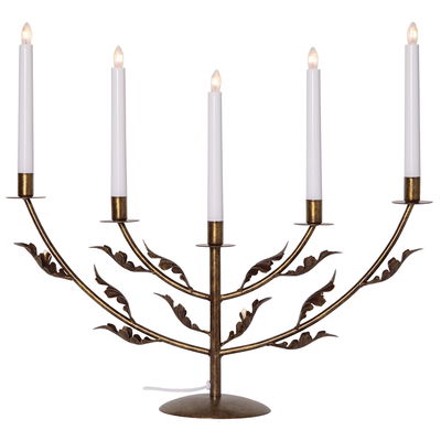 Adventsljusstake Grace Mässing 5-armad