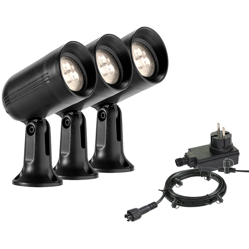 Spotlight Xiro 1,8W 161lm IP44 3-pack