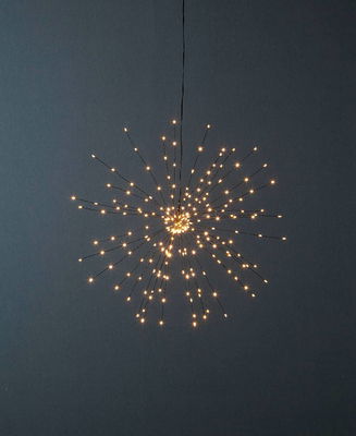 Hängande dekoration Firework Svart 45cm