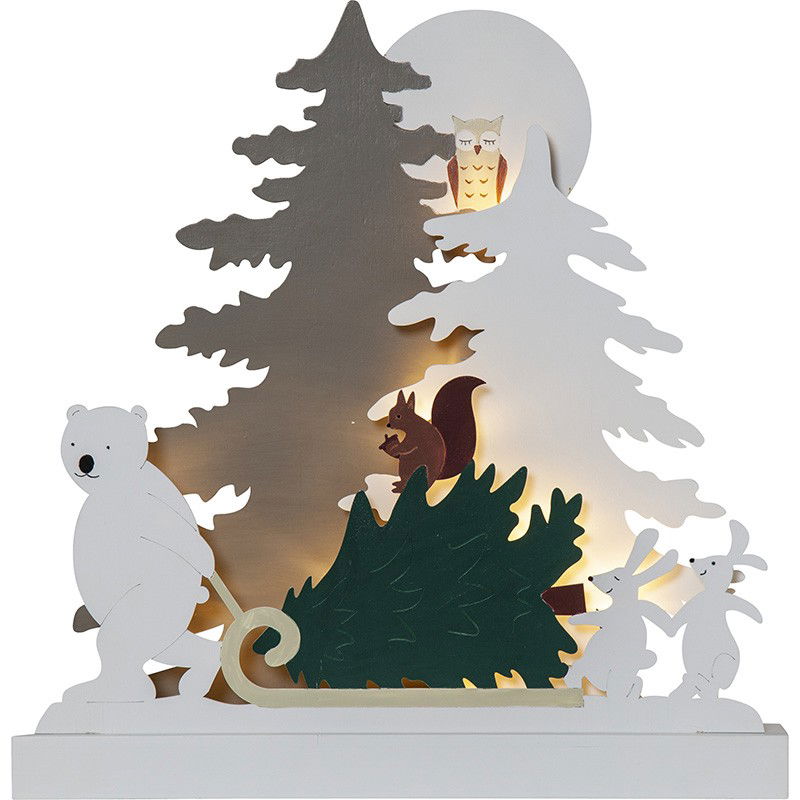 Juldekoration Forest Friends Kupol