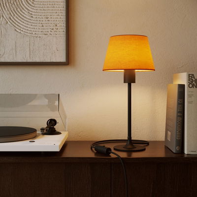 Lampskärm S 20cm Mandarinfärgad för bord & vägglampa