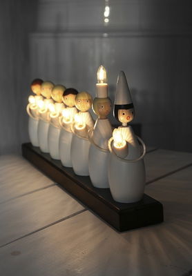 Adventsljusstake Luciatåg