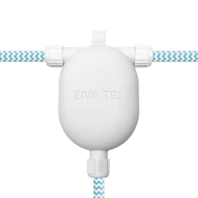 EIVA 3-vägsanslutning/ändavslut Vit IP65 Creative Cables